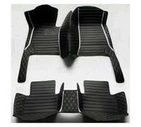 Alfombrillas Coche Alfombrillas Personalizadas para Lincoln para Corsair (2019-2025) Accesorios Interiores Alfombra Antideslizante(Striped Black White)
