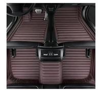 Alfombrillas Coche Alfombrillas Personalizadas para Lincoln para Corsair (2019-2025) Accesorios Interiores Alfombra Antideslizante(Striped All Brown)