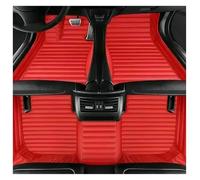 Alfombrillas Coche Alfombrillas Personalizadas para Lincoln para Corsair (2019-2025) Accesorios Interiores Alfombra Antideslizante(Striped All Red)