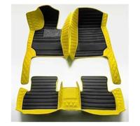 Alfombrillas Coche Alfombrillas Personalizadas para Lincoln para Corsair (2019-2025) Accesorios Interiores Alfombra Antideslizante(Black Yellow)
