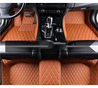 Alfombrillas Coche Car Floor Mat For Fiat 124 For Spider For Type 348 2017-2019 Waterproof Car Mats Floor Mats Car Accessories Alfombrillas Interior(Marrón,LHD)