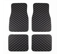 Alfombrillas Coche De Cuero, para Nissan Aura Aura e-Power E13 2021.8+ Resistentes al Desgaste, a la Suciedad, Antideslizantes y fáciles de Instalar,B Black Beige