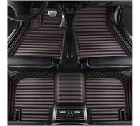 Alfombrillas Coche De Cuero para Toyota Wish 2004-2010(2010-2022), Medida Juego De Alfombras Impermeable Alfombra ProteccióN Moquetas Cobertura Completa,Black-Red