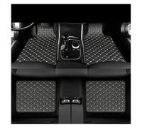 Alfombrillas Coche Juego 4 Unidades Universales Impermeables Poliuretano Protectoras Los Pies Alfombrillas Delanteras Y Traseras Interiores(4pcs Gold Line)