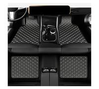 Alfombrillas Coche Juego 4 Unidades Universales Impermeables Poliuretano Protectoras Los Pies Delanteras Traseras Accesorios Interiores(4pcs Gold Line)