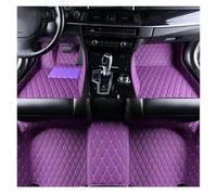 Alfombrillas Coche LHD Para DS7 Para Crossback 5 Asiento 2018-2021 2022 Impermeable Interior Coche Antiincrustante Alfombras Accesorios Moquetas Antideslizante(LHD Purple)