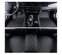 Alfombrillas coche LHD Para DS7 Para Crossback 5 Asiento 2018-2021 2022 Impermeable Interior Coche Antiincrustante Alfombras Accesorios(LHD Black and beige)