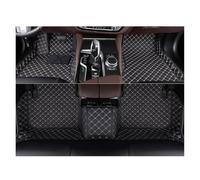 Alfombrillas coche LHD Para VW Para Atlas Para Teramont 2016-2023 Esteras Antiincrustantes Accesorios Impermeables Diseño Interior Coche(Black-beige)