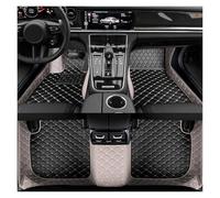 Alfombrillas Coche Moqueta para Alfa para Romeo para Giulia 2015-2021 Accesorios Interiores Alfombrilla Cuero Artificial para El Suelo del Coche(Gray Black)