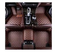 Alfombrillas Coche para Aston Martin DBS Superleggera Volante | Juego a Medida, Cuero, Impermeable y Fácil de Limpiar, Base Antideslizante, Protección para Todo Clima, Marrón