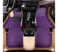 Alfombrillas Coche para Austral 2022 2023 2024 2025 2026 Juego Completo De Alfombrillas Impermeables Accesorios para Coches(Purple and Beige)