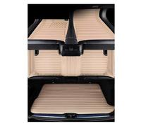 Alfombrillas Coche para Citroen para C5 para AIRCROSS 2017-2022 Accesorios Automóvil Alfombrilla Cuero Artificial Personalizada Automóvil(Beige 4 PCS)