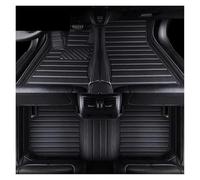 Alfombrillas Coche para Citroen para C5 para AIRCROSS 2017-2022 Accesorios Automóvil Alfombrilla Cuero Artificial Personalizada Automóvil(Black 3 PCS)