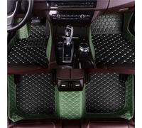 Alfombrillas Coche para Ford para Mustang 2015 2016 2017 2018 2019 2020 2021 2022 Alfombrillas para Tipo Clima, Juego Completo Impermeable Alfombrillas moquetas(Black and Green)