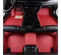 Alfombrillas Coche para Ford para Mustang para Mach-E 2023 Alfombrillas De Coche De Cobertura Total 3D(Red 5 Seat)
