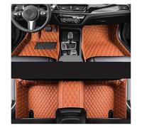 Alfombrillas Coche para Hummer H2 2003 2004 2005 2006 2007 2008 2009 Alfombras Impermeables Interiores 2025 Alfombrillas Coche Lujo Cuero PU Universales para Coche(Marrón)