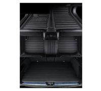 Alfombrillas Coche para Hyundai para GV60 2020-2023 Alfombrilla De Cuero Artificial Personalizada El Piso Automóvil Accesorios El Automóvil(Black 4 PCS)