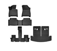 Alfombrillas Coche para Hyundai para Santa Fe 2024 2025 Solo Gas Alfombrillas TPE para Todo Clima Antideslizantes Impermeables (Solo LHD)(5PCS For Gas)