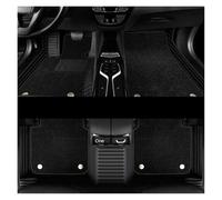 Alfombrillas Coche para Kia para Carnival 2015-2017 Accesorios Interiores Alfombrilla Cuero PU Nano Terciopelo para El Suelo del Coche(Black)