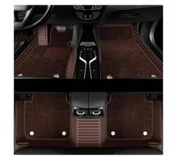 Alfombrillas Coche para Kia para Carnival 2015-2017 Accesorios Interiores Alfombrilla Cuero PU Nano Terciopelo para El Suelo del Coche(Coffee)