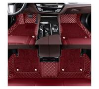 Alfombrillas Coche para Mercedes para Benz GLB 5 Seat 2020 2021 2023 Detalles El Automóvil Alfombrillas Personalizadas El Piso Automóvil(Vino Rojo)