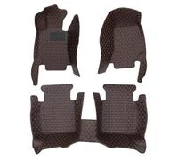 Alfombrillas Coche para Mitsubishi para Outlander para Lancer X 2008-2023 Alfombrillas Coche Accesorios Interiores para Coche(Full Set-Coffee)