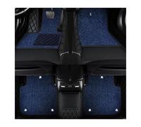 Alfombrillas Coche para Skoda para Yeti 2013 2014 5 Asientos Alfombrillas Suelo Coche Revestimiento Carga Alfombrilla Maletero/Respaldo Alfombrillas Piso de Coche(Black Bule)