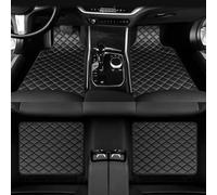 Alfombrillas Coche para Todo Clima para Tesla Model X 7-Seater 2015-2025 - 4 Piezas Antideslizantes Cuero Impermeable Protección Completa de Moqueta,Black