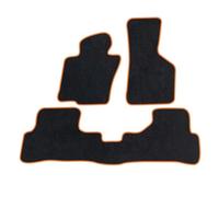 Alfombrillas Coche para VW para CC 358 2009-2017 Antideslizantes, Impermeables Y con Accesorios(Orange)
