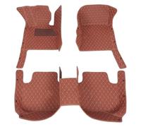 Alfombrillas Coche para VW para Golf GTI 2010-2015 2016-2020 2021-2023 Antideslizantes para El Interior. Accesorios(Brown,RHD 2021-2023)