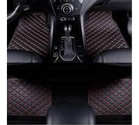 Alfombrillas Coche Personalizadas para Smart fortwo 2007-2014 W451, Protección Completa Alfombra Todo Tipo Clima Impermeable,B/Black-Red