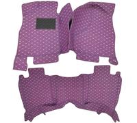 Alfombrillas Coche Revestimientos Cobertura Total Antideslizantes Impermeables Durables para Toyota para Mirai JPD20 2023(Purple,RHD)