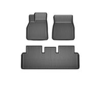 Alfombrillas cochepiezas para Tesla Model S 2024-2023 Alfombrillas Todo Tipo Clima Protectores Impermeables para Maletero Antideslizantes Ecológicos(3PCS Floor Mats)