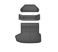 Alfombrillas cochepiezas para Tesla Model S 2024-2023 Alfombrillas Todo Tipo Clima Protectores Impermeables para Maletero Antideslizantes Ecológicos(3PCS Trunk Mats)