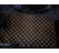 Alfombrillas compatibles con camiones FH 4 automáticos a partir de 2014, para vehículos con volante a la izquierda, de cuero ecológico, color negro