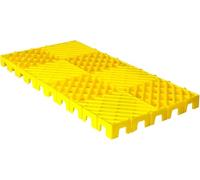 Alfombrillas de almacenamiento de malla de drenaje transpirable, palés de transporte apilables para detalles de automóviles y mercancías, duraderas y ligeras para una logística eficiente