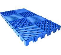 Alfombrillas de almacenamiento de malla de drenaje transpirable, palés de transporte apilables para detalles de automóviles y mercancías, duraderas y ligeras para una logística eficiente