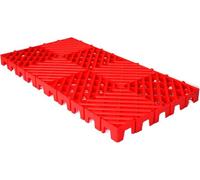 Alfombrillas de almacenamiento de malla de drenaje transpirable, palés de transporte apilables para detalles de automóviles y mercancías, duraderas y ligeras para una logística eficiente