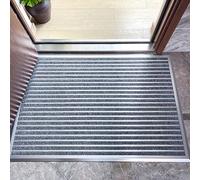Alfombrillas de barro resistentes para interiores, extragrandes, absorbentes, para puerta delantera, puerta trasera, entrada, patio, garaje, 60, 80, 120, 150 y 180 cm, para patas de perro limpias