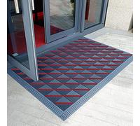 Alfombrillas de bienvenida para puerta delantera al aire libre, atrapasuciedad, lavable, alfombra de entrada antideslizante, alfombra de entrada para restaurante, bar, garaje, jardín