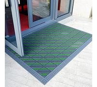 Alfombrillas de bienvenida para puerta delantera al aire libre, atrapasuciedades, lavable, alfombra de entrada, antideslizante, alfombra de entrada para restaurante, bar, garaje, jardín