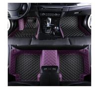 Alfombrillas De Coche Alfombrilla Cuero para El Suelo Coche para Suzuki para Swift 2005-2012 2013-2018 Accesorios Interiores Impermeables Alfombra Coche(Purple Black,2013-2018)