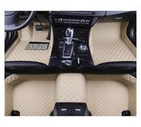 Alfombrillas De Coche Alfombrillas Coche Personalizadas para X3 F25 2015-2021 Alfombras Cuero Coche Almohadilla Protectora Alfombras Parte Interior Impermeable Alfombras Coche(Beige)
