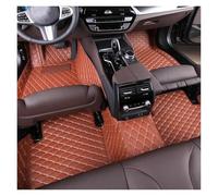 Alfombrillas De Coche Alfombrillas De Coche para Mitsubishi para Lancer 2006-2016 Accesorios Interiores Impermeables Alfombra Coche(Marrón)