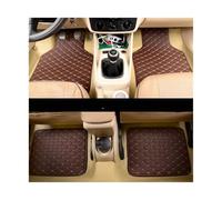 Alfombrillas De Coche Alfombrillas de cuero para de 4 piezas duraderas protectoras para todos los vehículos accesorios interiores almohadilla(Coffe)