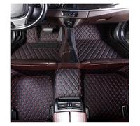 Alfombrillas De Coche Antideslizantes De Cuero Artificial para Chevy para Cobalt 2011-2016 Alfombras Coche Accesorios Interiores Pie Alfombrillas para Coche(Black-Red)