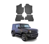 Alfombrillas de coche compatibles con Suzuki Jimny IV 2018-2023 OMAC Antideslizante Alfombrillas de goma 3D Negro, Esterilla Coche
