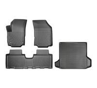 Alfombrillas De Coche para Chevy para Equinox 2018-2024, Alfombrillas para El Suelo del Coche, Antideslizantes, Impermeables, con Timón Izquierdo Tapetes(Negro 2)