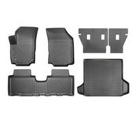 Alfombrillas De Coche para Chevy para Equinox 2018-2024, Alfombrillas para El Suelo del Coche, Antideslizantes, Impermeables, con Timón Izquierdo Tapetes(Negro 3)