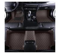 Alfombrillas De Coche para Ford para Focus MK4 2018-2024 Alfombrilla De Cuero para El Suelo del Coche Accesorios Interiores Impermeables Alfombra Coche(Café)